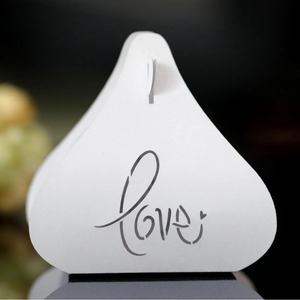 Elegant Laser Cut Hollow Love Heart Pearlescent Paper Favor Boxes For Wedding Party Valentine Anniversary Celebration Supplies