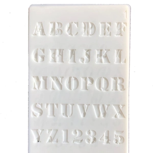 Alphabet Number Stencils Translucent Plastic Painting Templates DIY Hollow Out Letters Numbers Scrapbooking Drawing Templates