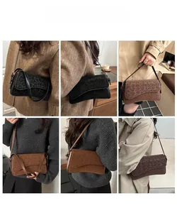 Sac bandoulière chic à imprimé léopard présenté dans diverses tenues quotidiennes