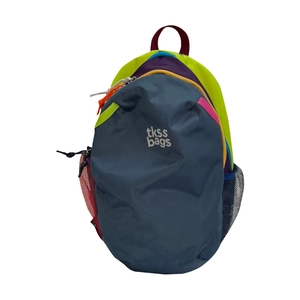 Waterproof multi-color patchwork backpack for women with large capacity and vibrant details