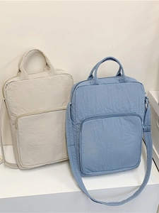 Borsa tote in tessuto Oxford capiente per laptop con tracolla regolabile versatile