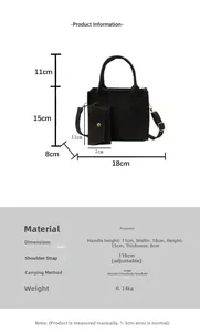 Quilted underarm bag dimensions 18x15x8cm with adjustable strap and diamond texture