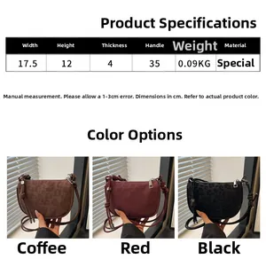 Paramètres de taille détaillés du sac à bandoulière léopard montrant les dimensions