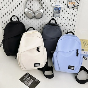 Minimalist nylon crossbody shoulder bag in four colors for casual travel and daily use