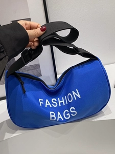 Large Capacity Women Crescent Crossbody Bag Composite Cloth Urban Simple Shoulder Bag Fashion Bags Print Daily Commuting Purse