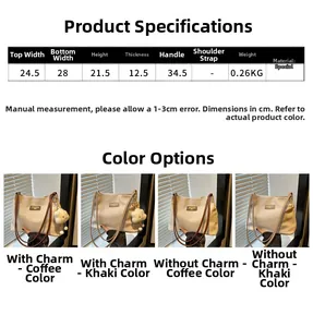 Spécifications détaillées de la taille du sac cabas incluant largeur, hauteur et poids