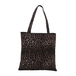 Grand sac cabas léopard avec doubles anses pour un style mode décontracté féminin