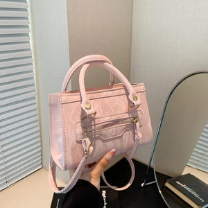 Fashion Women's Synthetic Leather Small Square Bag With Tassel Marble Pattern Handbag Crossbody Shoulder Bag For Commute Daily