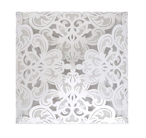 Laser Cut Wedding Invitation Cards Elegant Artificial Pearl Paper Hollow Floral Invitation For Engagement Valentine Party Supplies