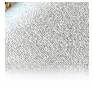 Close-up of premium lychee texture leather with durable thick stitching details
