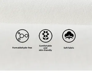 Close-up of white knitted cotton fabric showing soft texture and skin-friendly quality