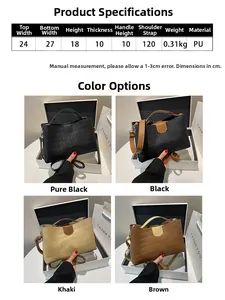 Détails de la texture crocodile et quatre options de couleurs pour le sac fourre-tout