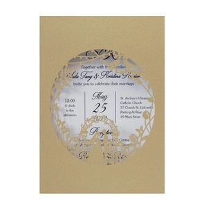 Elegant Laser Cut Wedding Invitation Cards Pearlescent Paper Floral Design Including Envelopes Inner Sheets For Marriage Ceremony Engagement Party Anniversary Event Invitations