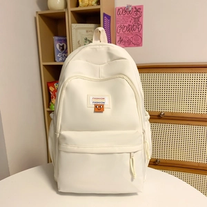 Zaino Casual da Donna in Nylon Grande Capacità Borsa da Scuola per Ragazze Adolescenti Moda Stile Preppy Viaggio