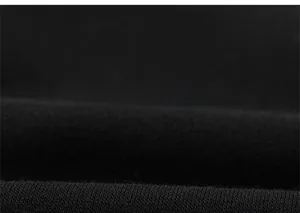 Détail macro du tissu en maille de coton noir pour sweat-shirt pour enfants