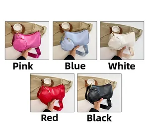 Confronto dettagliato di borse hobo in rosa blu bianco rosso e nero con portamonete