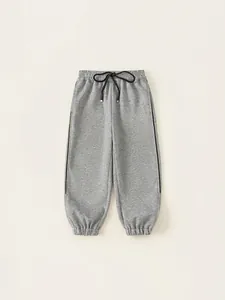 Jungen Casual Baumwolle Jogginghose Buchstaben Print Sporthose Elastischer Kordelzug Taille Rippbündchen Sweatpants Für Kinder Jungen