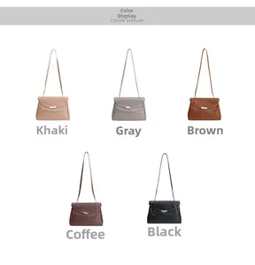 Detailed close-up showing large vintage tote bag options in khaki, grey, brown, and black