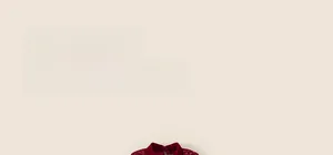 Detailed view of red princess dress featuring sequined collar and Chinese style design