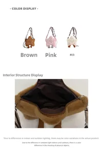 Détail des sacs étoiles en peluche montrant la doublure intérieure et la fermeture