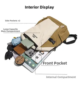 Detailed view of the large capacity interior showing laptop and daily essentials storage