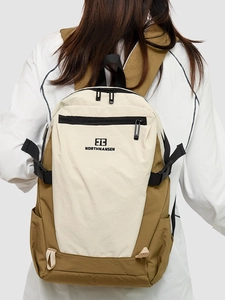Large Capacity Oxford Cloth Waterproof Backpack For Women Men Lightweight School Travel Bag Casual Color Block Daypack
