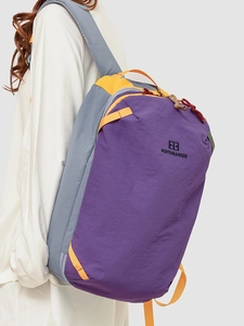Zaino da viaggio all'aperto di grande capacità con cuciture multicolori resistenti
