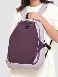 Women Fashion Color Block Backpack Lightweight Nylon Water Resistant Large Capacity School Bookbag For Travel Daily Commuting