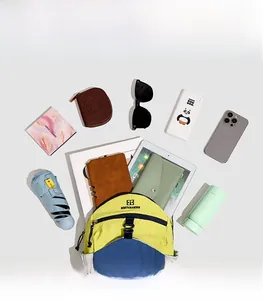 Spacious outdoor backpack with tablet and daily essentials showing organized storage