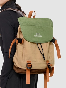 Sac à dos femme multicolore en nylon imperméable avec grande capacité et style urbain tendance