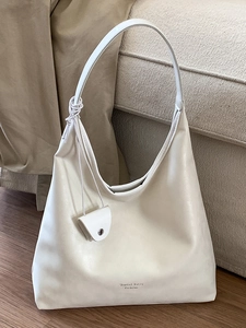 Borsa Tote da Donna in Pelle PU Grande Capacità Minimalista Moda Hobo Spalla Retrò Urbana Pendolarismo Quotidiano