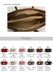 Detailed internal zipper compartment and multi-color options of minimalist handbags