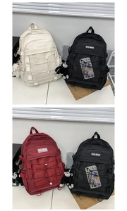Detailed comparison of multi-pocket backpacks with cross-rope design and mesh pockets