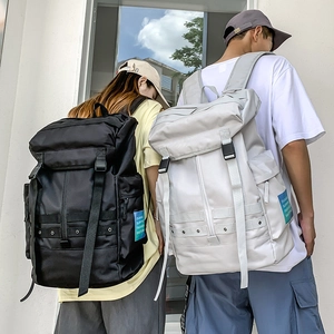 Zaino Urbano in Tessuto Oxford con Coulisse Grande Capacità Sport All'aperto Zainetto per Viaggio Uomo Donna