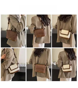 Vue multi-angle détaillée du sac seau à texture tissée porté par un mannequin