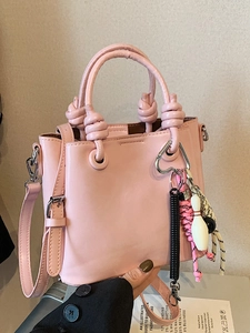 Sac Seau pour Femmes en Cuir PU Minimaliste Urbain Détail Surpiqûres Sac à Main Avec Bandoulière Réglable Sac à Bandoulière