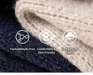 Detailed macro view of soft skin-friendly knitted fabric texture with wool blend quality