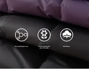 Detailed macro view of soft quilted down jacket fabric with high-density premium stitching