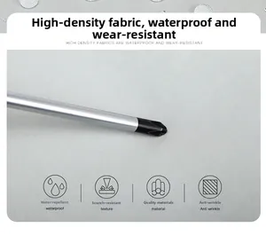 Detail showing scratch-resistant high-density fabric with screwdriver texture test