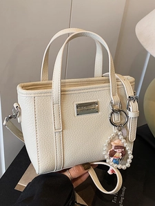 Damen Beuteltasche Aus PU Leder Mit Litschikorn Koreanische Crossbody Handtasche Vielseitige Umhängetasche Modische Geldbörse