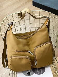 Damen Nylon Schultertasche Mit Großer Kapazität Mehrere Taschen Lässige Reise Tragetasche Umhängetasche Für Den Täglichen Gebrauch