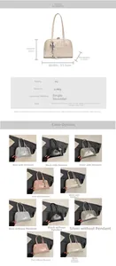 Detailed size specifications and color options for the oil wax leather Boston bag