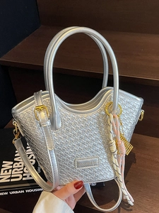 Sac Seau pour Femmes en Cuir PU Texture Tressée Sac à Main Minimaliste Sac à Bandoulière pour Déplacement Avec Sangle Réglable