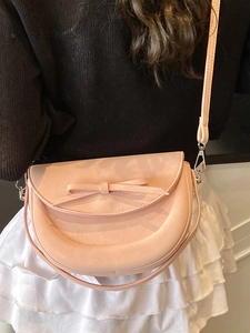 Sacoche selle rose pour femme avec nœud élégant et style minimaliste d'été