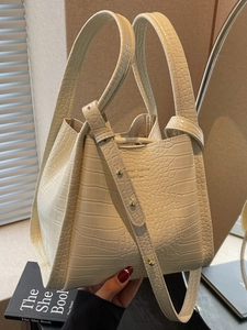 Sac Seau Vintage Motif Crocodile pour Femmes 2025 Nouveau Mode PU Cuir Sac à Bandoulière Sac à Main Grande Capacité Tote Bag