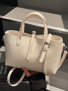 Vintage Crocodile Pattern Shoulder Bag For Women 2025 Summer Fashion PU Leather Handheld Tote Crossbody Square Bucket Bag