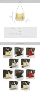 Detailed size chart and multi-color collection of large capacity PU leather tote bags