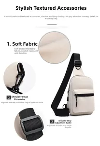 Close-up of durable fabric texture with adjustable buckle and swivel hook details
