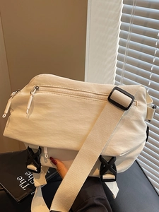 Mode Segeltuch Große Kapazität Schultertasche Für Damen Sommer Neue Einfarbige Umhängetasche Unterarmtasche Einfache Quadratische Tote Bag