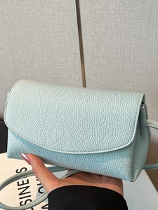 Sac à Épaule sous le Bras en Cuir PU Tendance pour Femmes Grain de Litchi Sac à Bandoulière Minimaliste Petit Sac à Main